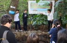 Estudiantes participaron en jornada ambiental organizada por ITAIPU en el arroyo Ju’i Rupa